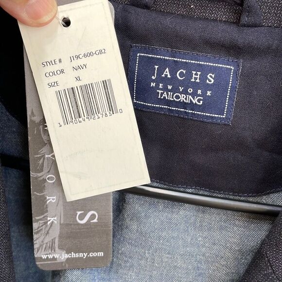 NEW WITH TAGS JACHS NEW YORK BLAZER IN NAVY BLUE - Picture 5 of 8